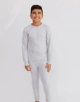 Gray Long Sleeve Pajama kids - Nohm Store