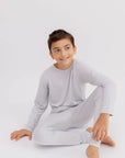 Gray Long Sleeve Pajama kids - Nohm Store