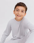 Gray Long Sleeve Pajama kids - Nohm Store