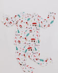 Christmas baby pyjama from Nohm store, festive and cozy Arabic heritage sleepwear for children, perfect gifts from Dubai.