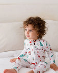 Christmas baby pyjama from Nohm store, festive and cozy Arabic heritage sleepwear for children, perfect gifts from Dubai