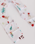 Christmas baby pyjama from Nohm store, festive and cozy Arabic heritage sleepwear for children, perfect gifts from Dubai.