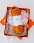 Harakat bamboo blanket and Ramly fitted sheet from Nohm store, stylish and soft Arabic-inspired blanket, perfect for children and baby gifts in Dubai.