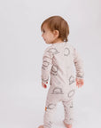 Sobh baby pyjama from Nohm store, inspired by Arab heritage, perfect for children and gifts from Dubai.