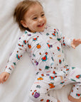 Watermelon baby pyjama from Nohm store, soft and breathable Arabic-inspired sleepwear for children and gifts from Dubai.