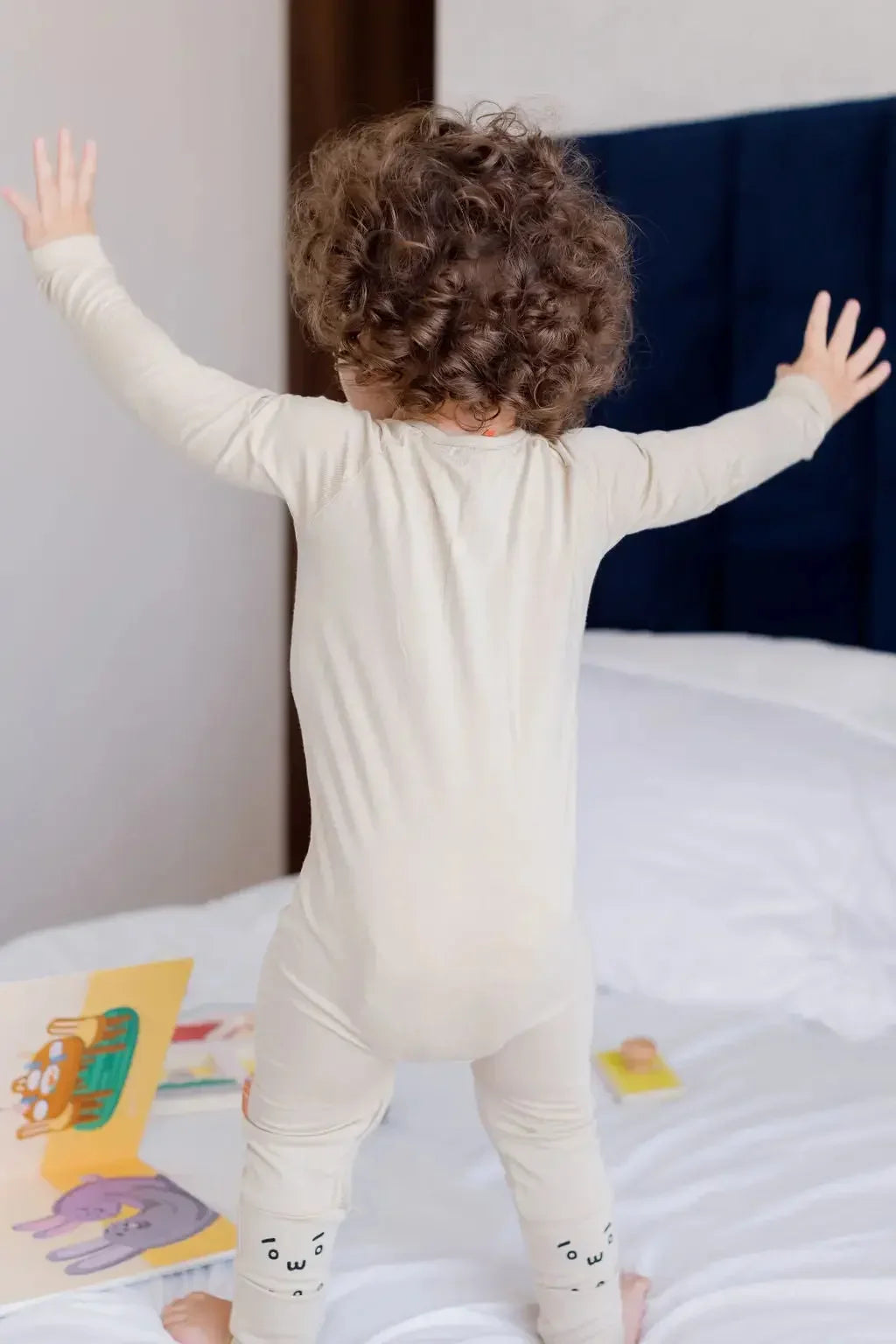 Ramady baby pyjama from Nohm store, stylish and soft Arab-inspired nightwear for children and gifts from Dubai.