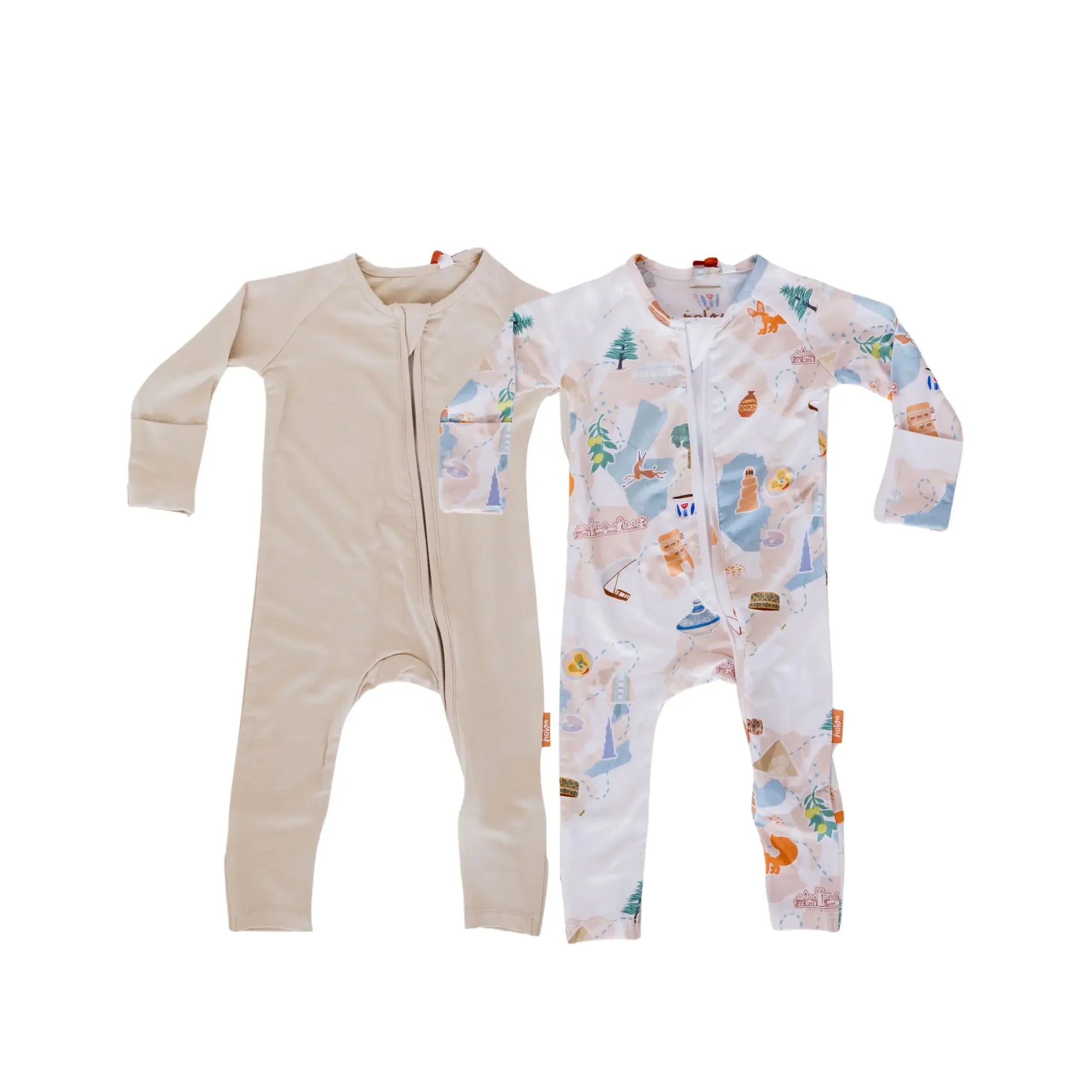 Biladi bundle from Nohm store, Arabic-inspired cozy pyjama set, ideal for children and gifts from Dubai.