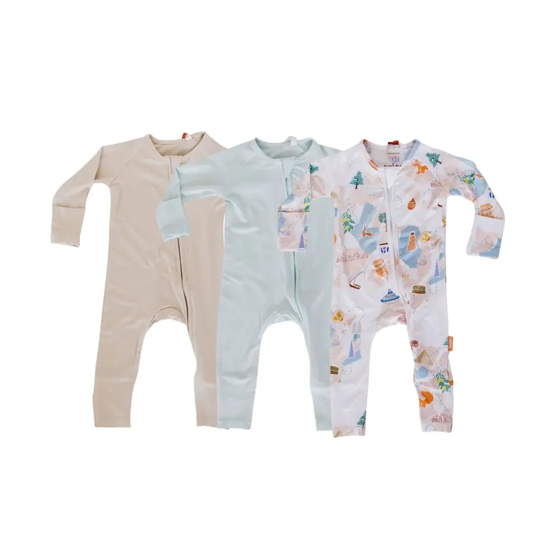 Biladi bundle of 3 from Nohm store, Arabic-inspired cozy pyjama set, ideal for children and gifts from Dubai.