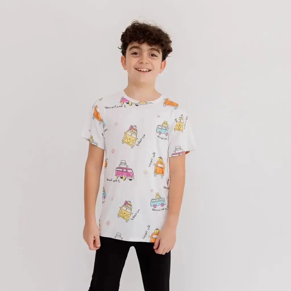 Bosta kids pyjama from Nohm store, Arab heritage-inspired sleepwear for children, ideal gifts from Dubai.