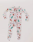 Christmas baby pyjama from Nohm store, festive and cozy Arabic heritage sleepwear for children, perfect gifts from Dubai.