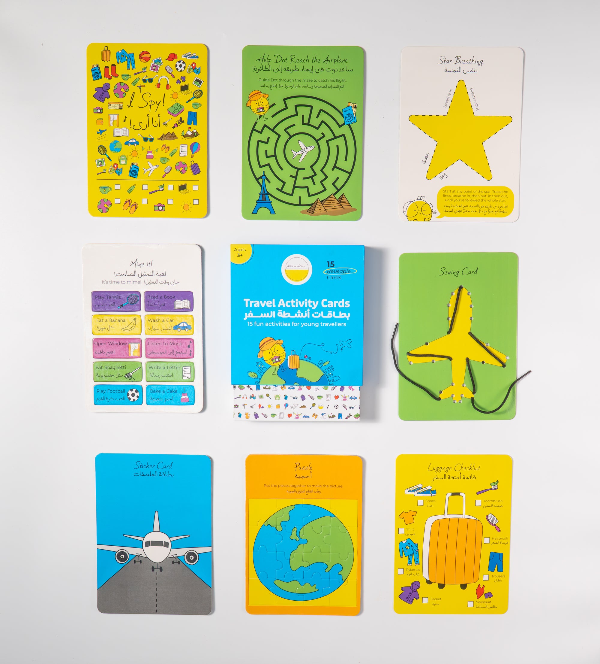Travel Activity Cards – Age 3+ MKandM
