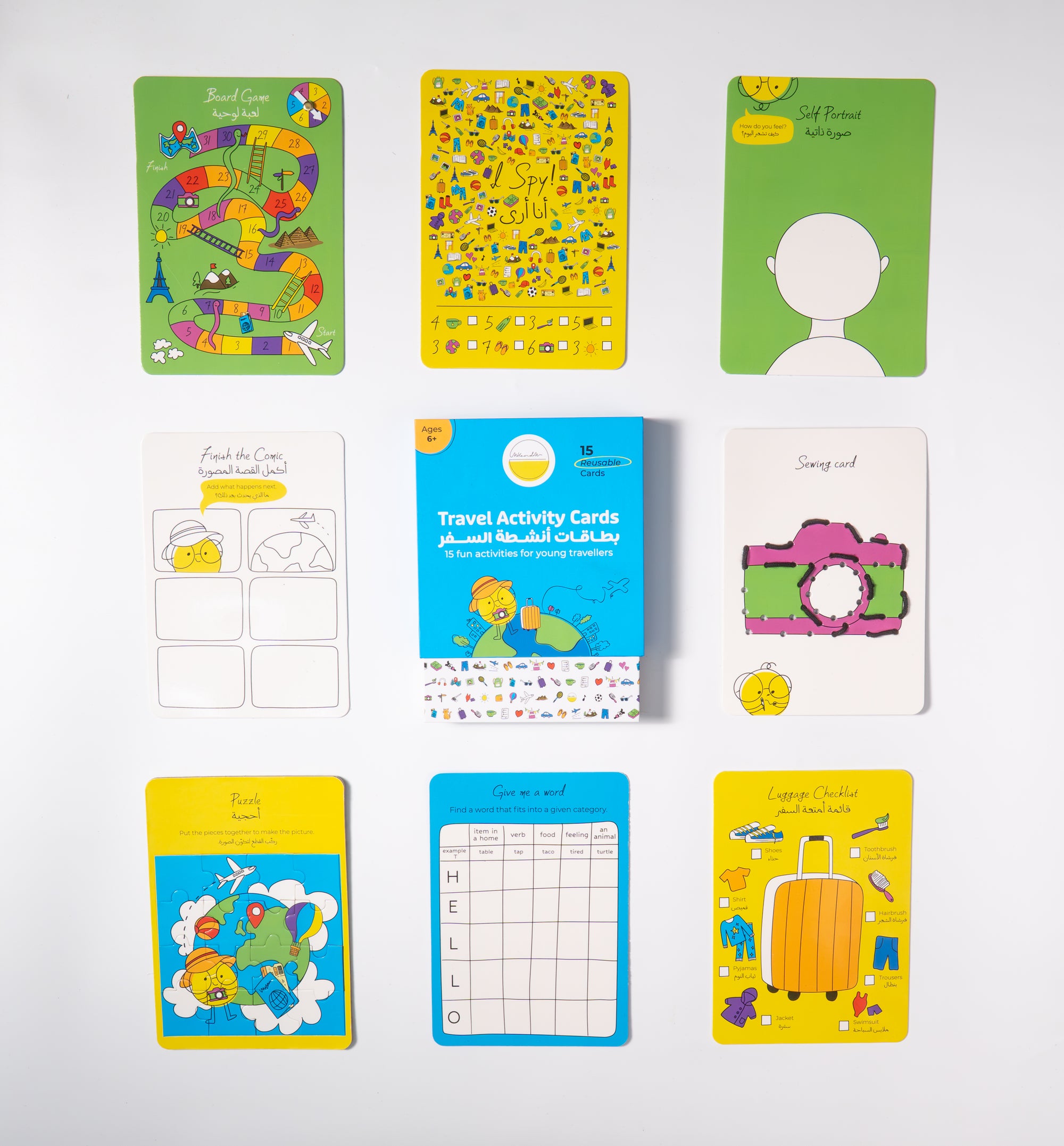 Travel Activity Cards – Age 6+