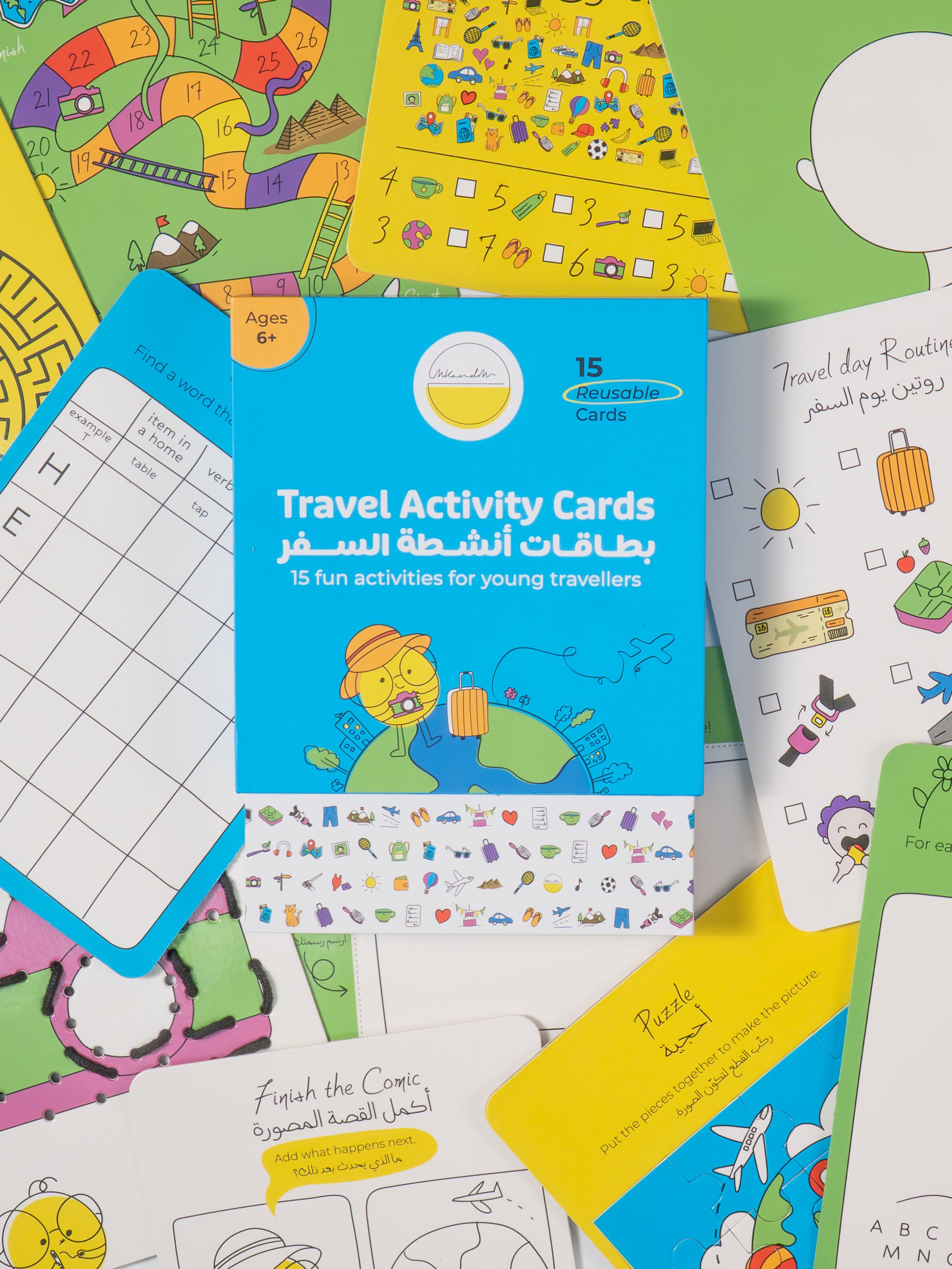 Travel Activity Cards – Age 6+