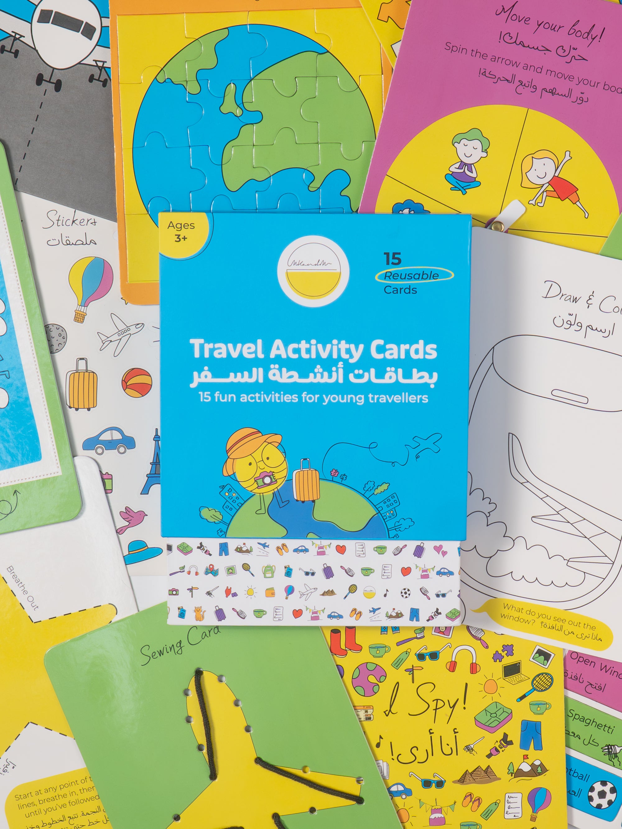 Travel Activity Cards – Age 3+ MKandM