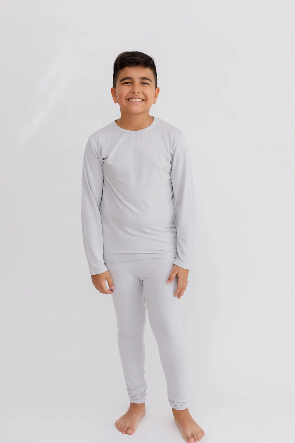 Gray Long Sleeve Pajama kids - Nohm Store