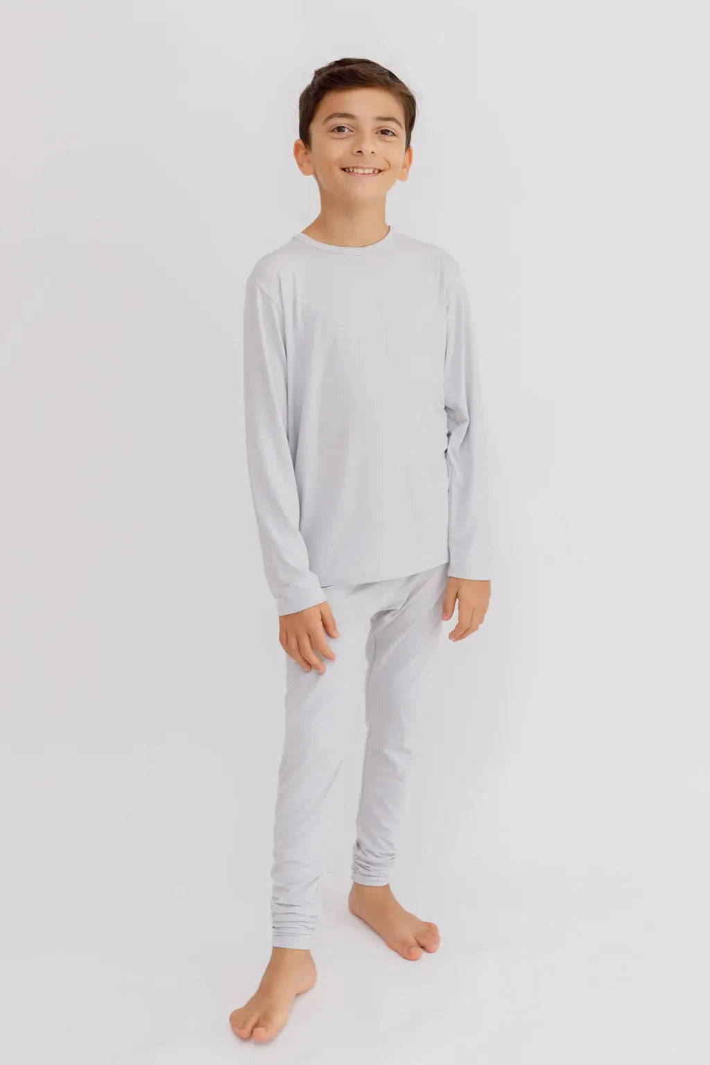 Gray Long Sleeve Pajama kids - Nohm Store