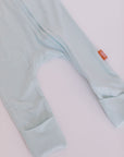 Close-up of the Reef baby pajama set from Nohm store, showcasing soft cotton fabric and comfortable design for newborns.