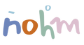 Nohm store baby and kids clothing brand transparent logo. 